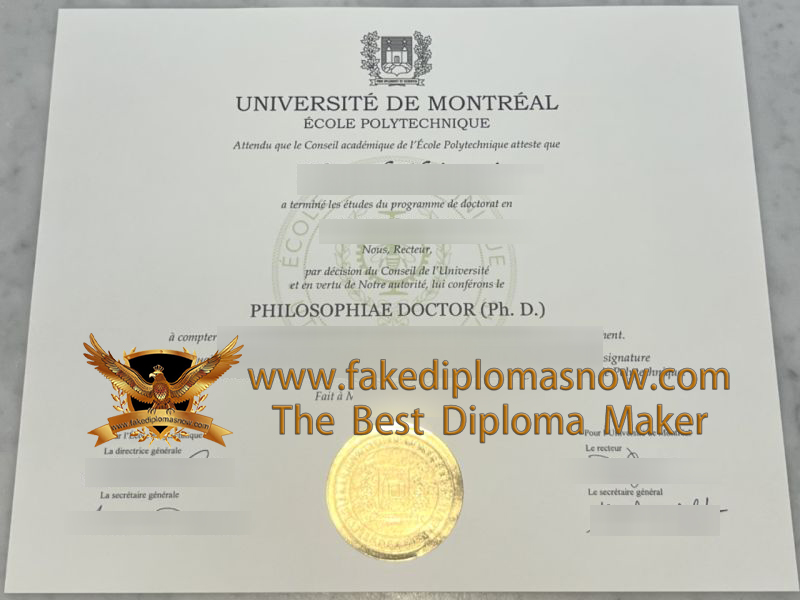 Polytechnique Montréal degree Polytechnique Montréal degree