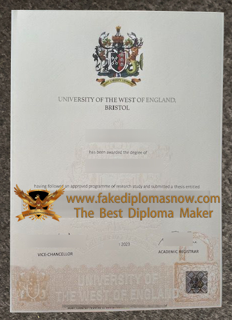 UWE Bristo diploma