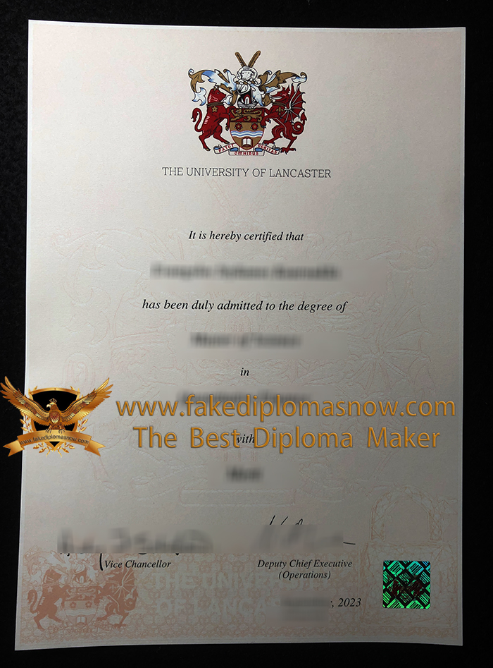 University of Lancaster diploma