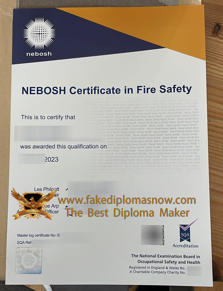 Nebosh Certificate in Fire Safety