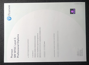 Get a fake PEARSON SRF BTEC Level 5 Professional Diploma and Transcript