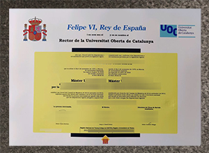 Universitat Oberta De Catalunya Diploma Certificate