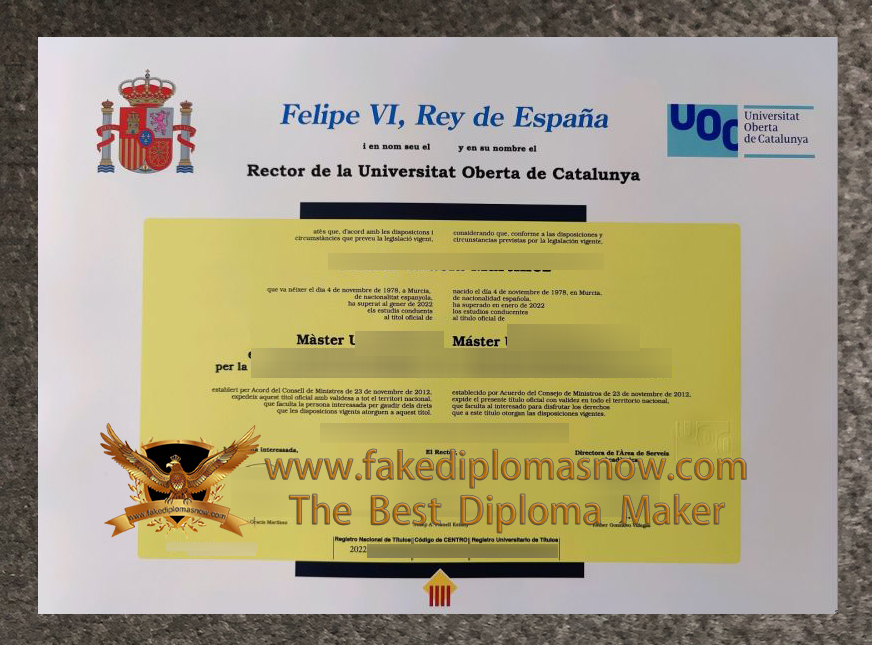 Universitat Oberta De Catalunya Diploma