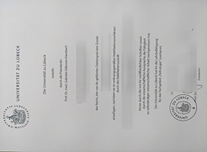 Universität zu Lübeck diploma certificate
