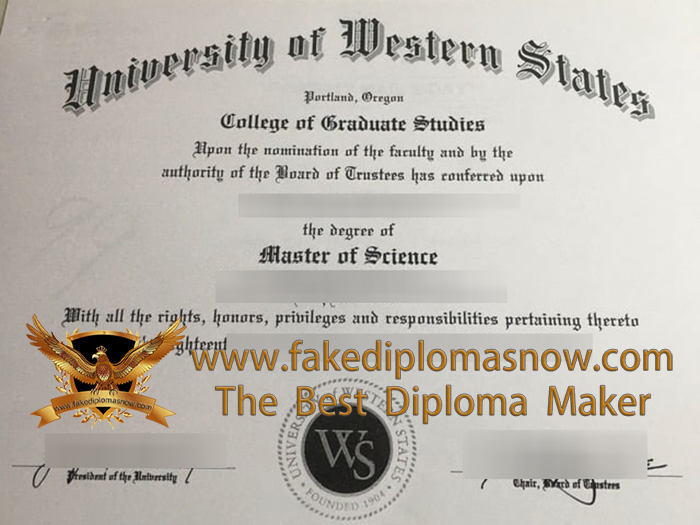 University Of Western States Diploma