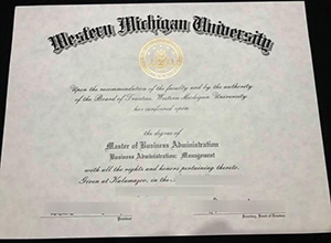 WMU diploma certificate