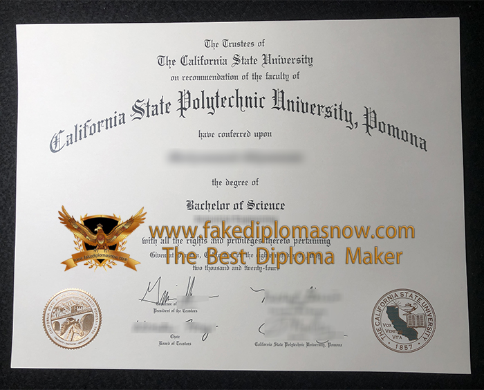 CPP diploma in 2024, Order a fake Cal Poly Pomona degree