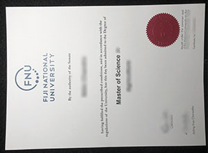 Fiji National University Diploma Certificate