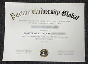 Purdue Global Diploma Certificate