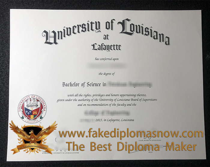 UL Lafayette Diploma