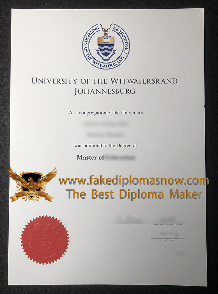 University Of The Witwatersrand degree
