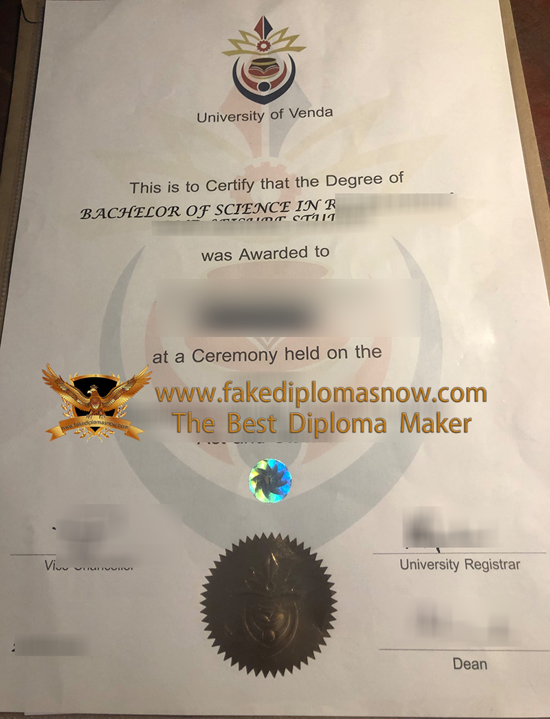 University of Venda diploma University of Venda diploma