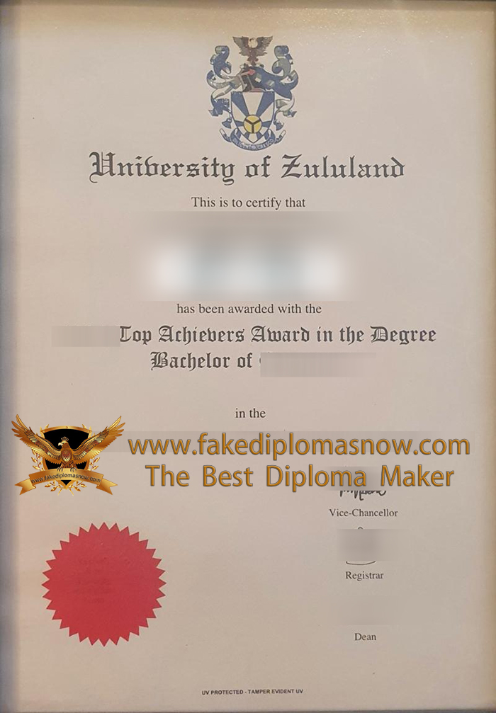 University of Zululand degree