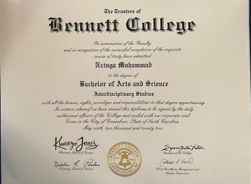 How long to get a fake Bennett College diploma?