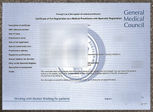 GMC certificate