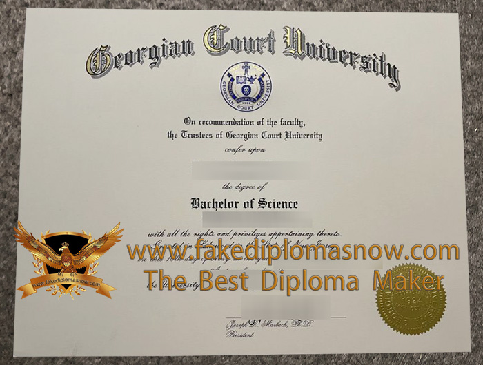 Georgian Court University Diploma