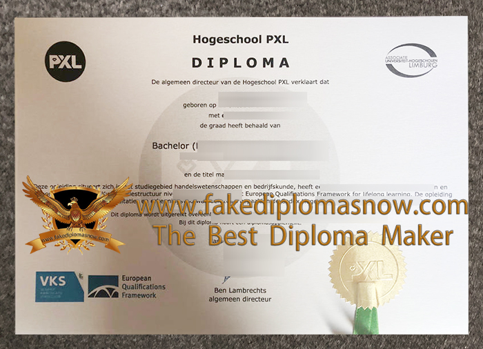 Hogeschool PXL Diploma Hogeschool PXL Diploma