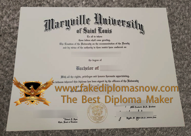 Maryville University diploma