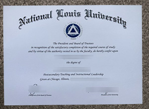 How to Create a Fake National Louis University (NLU) diploma?