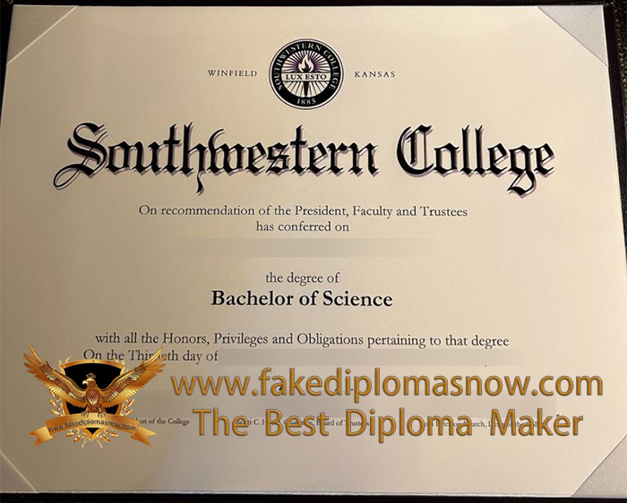 Southwestern College diploma