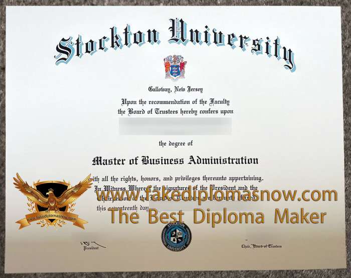Stockton University Diploma