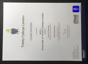 Trinity College London level 4 diploma certificate