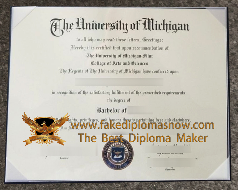 UM-Flint diploma UM-Flint diploma