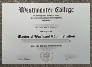 Purchase a fake Westminster University (Utah) diploma