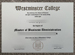 Westminster University diploma