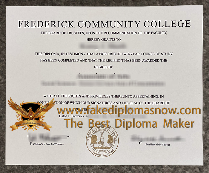 Frederick Community College Diploma