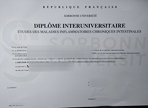 Buy a Sorbonne University Etudes Des Maladies Inflammatoires Chroniques Intestinales Diploma