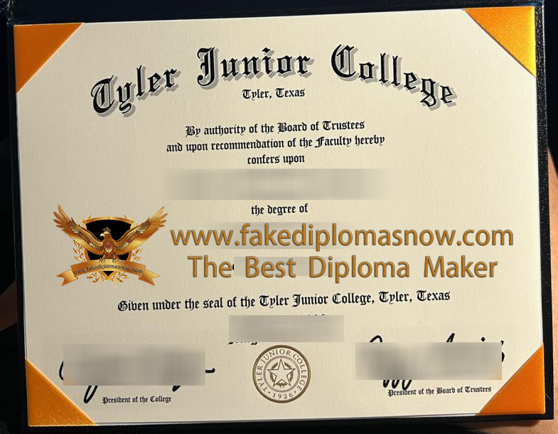 Tyler Junior College diploma