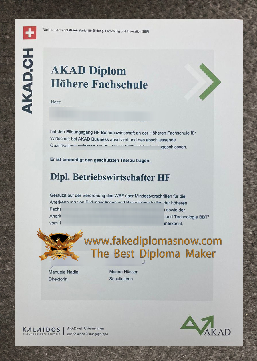 AKAD diploma