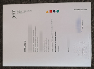 Berliner Hochschule Für Technik diploma