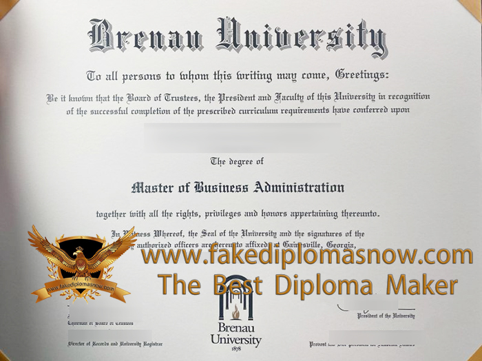 Brenau University diploma