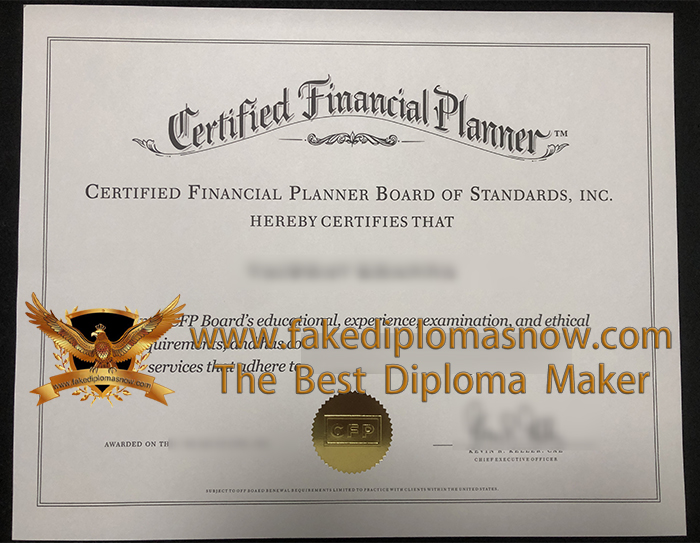 CFP certificate