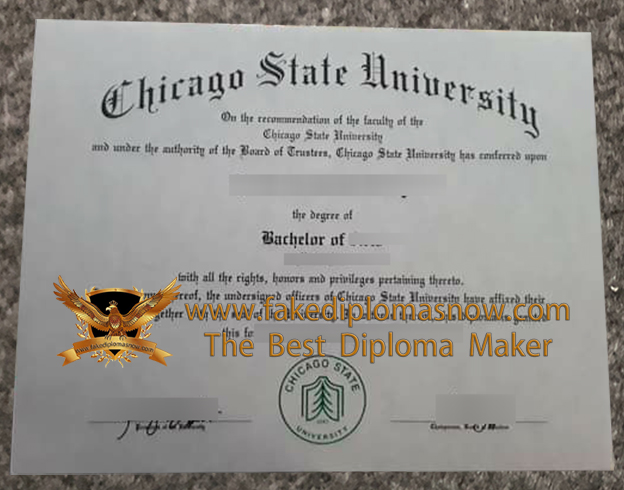 Chicago State University diploma Chicago State University diploma