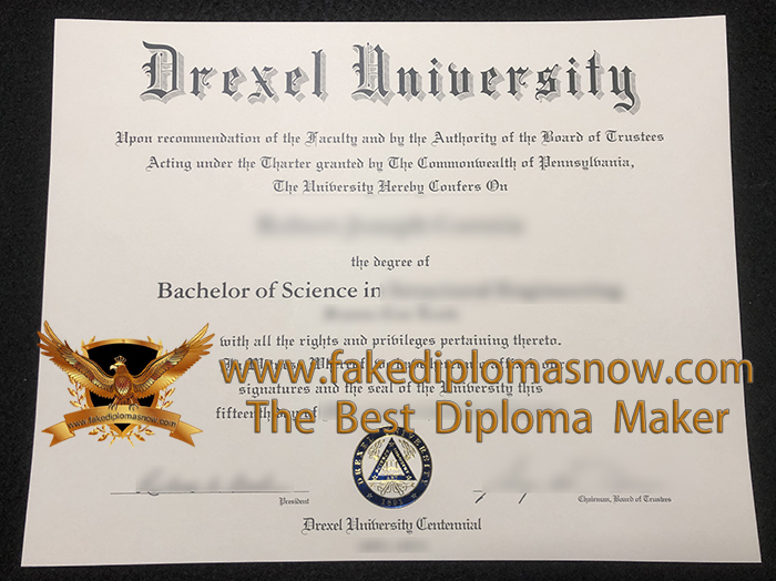 Drexel University diploma