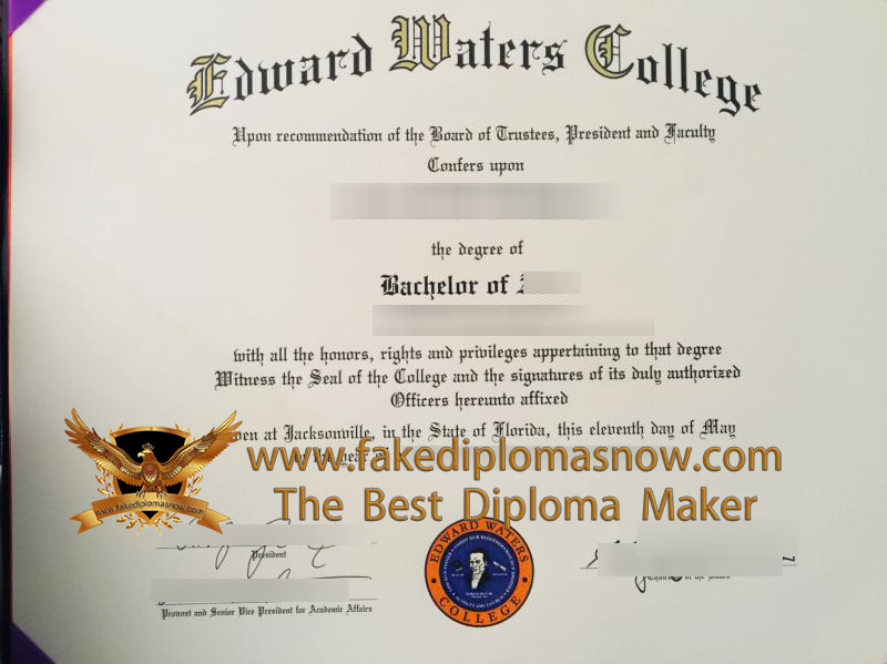 Edward Waters College diploma