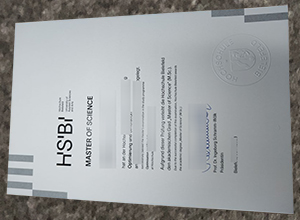 Hochschule Bielefeld diploma certificate