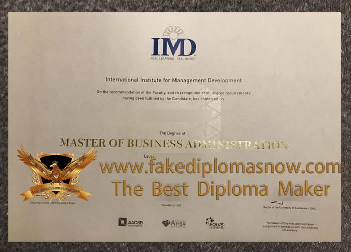 IMD Business School degree