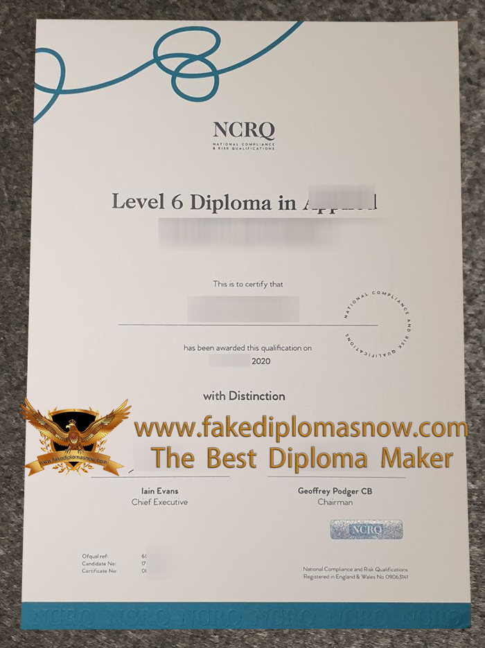 NCRQ Level diploma