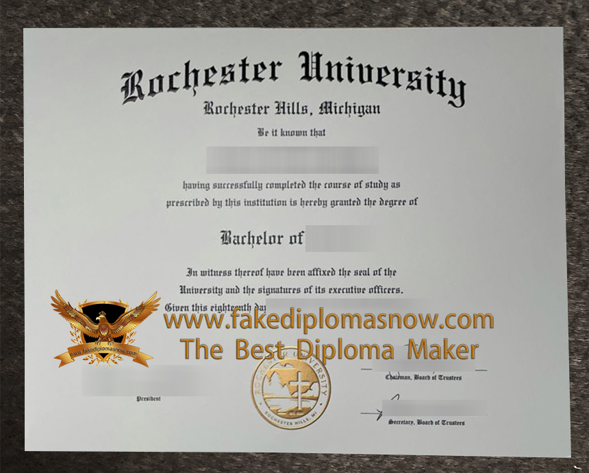 Rochester University diploma Rochester University diploma