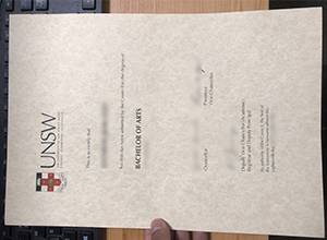 UNSW Sydney Degree Certificate