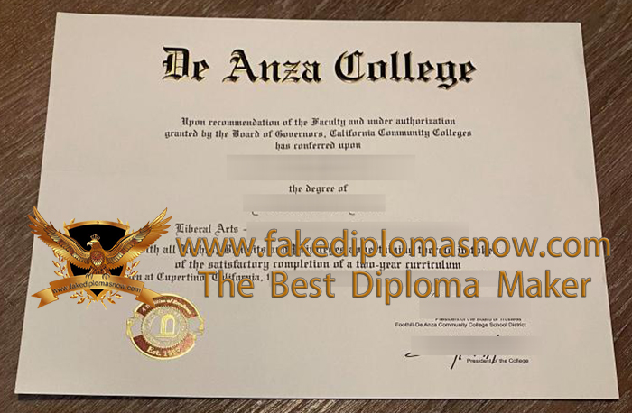 De Anza College Diploma
