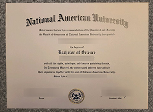 National American University diploma