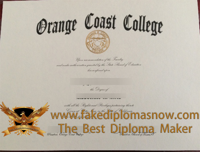 Orange Coast College Diploma
