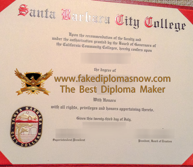 Santa Barbara City College Diploma