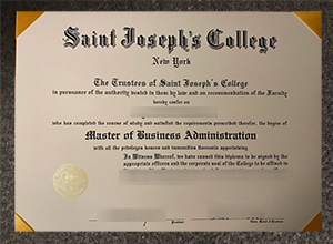St. Joseph's University (New York) diploma certificate
