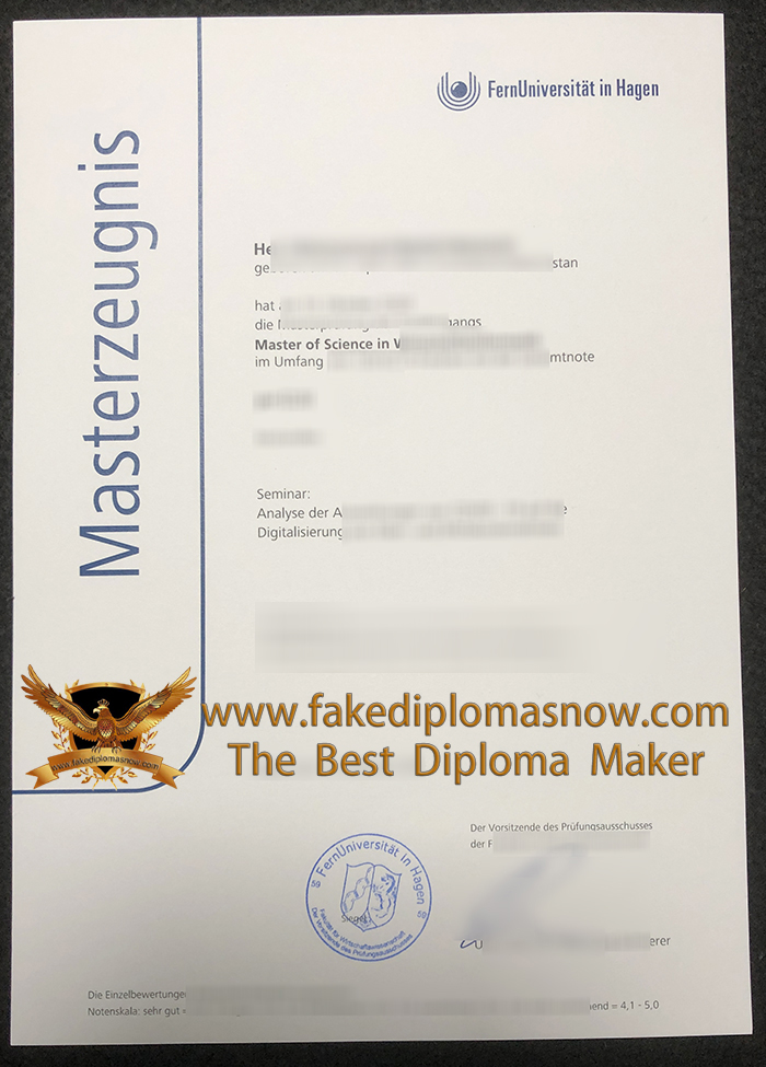 Fernuniversitat-in-Hagen-Master-zeugnis